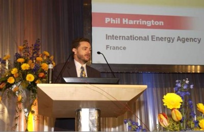Phil Harrington talks energy policy to an international audience