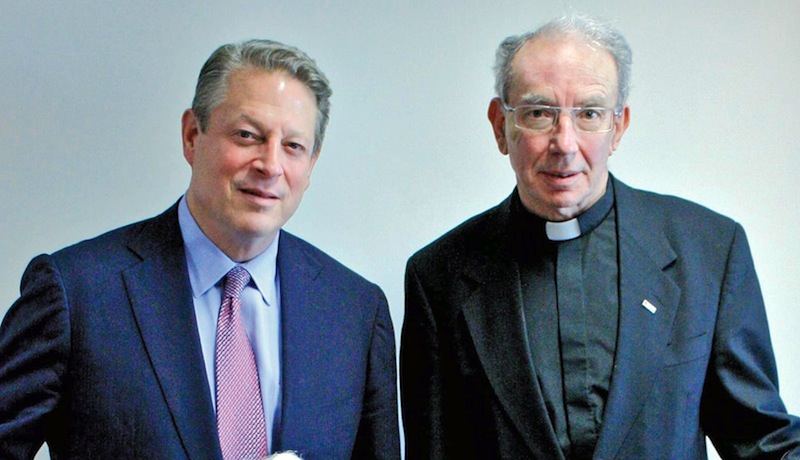 Archbishop Adrian Doyle with Al Gore, Sydney, 2009