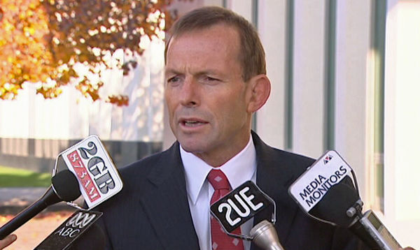 Tony Abbott MP, Leader of the Opposition. ABC PHOTO