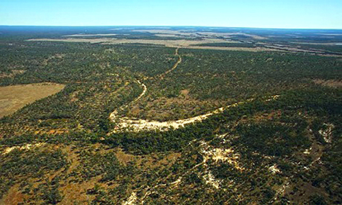 Galilee Basin country, 300 km west of Mackay, Queensland. PHOTO ANDREW QUILTY/AAP