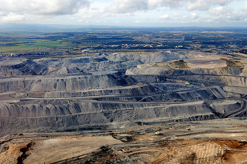 Digging for coal in the Hunter Valley, NSW. PHOTO Jeremy Buckingham/LockTheGate