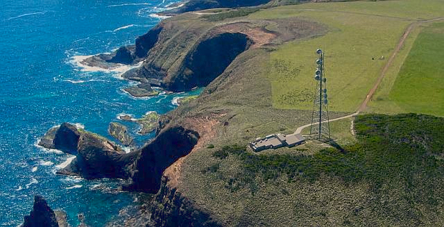 The air monitoring station at Cape Grim, on the far north-western tip of Tasmania