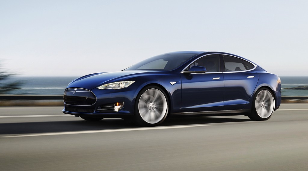 Sex appeal: Tesla’s sleek all-electric Model S. PHOTO Tesla Australia