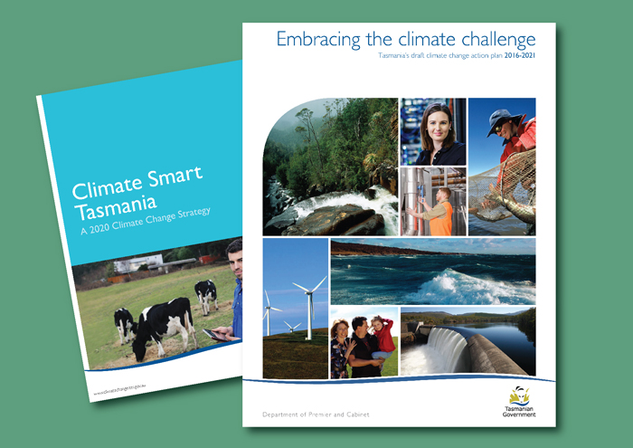 The new Tasmanian climate plan, with its predecessor