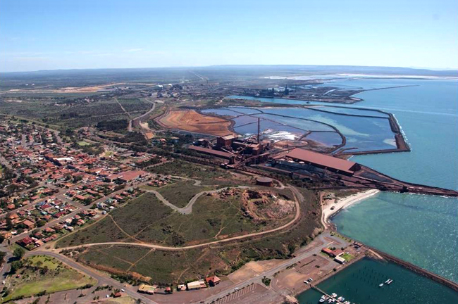Whyalla township, steel mill and port. PHOTO Whyalla News