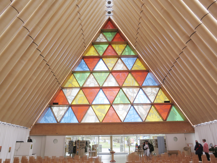 Christchurch’s airy new “Cardboard Cathedral”