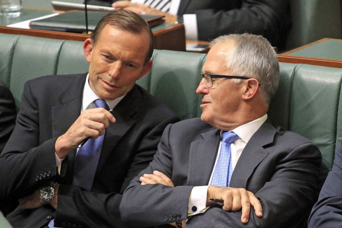 Abbott and Turnbull in more collegial times. PHOTO ABC
